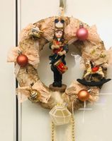 Türkranz Kranz Nussknacker Weihnachtsdeko Hausdeko Kugeln