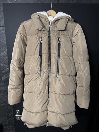 ONLY Mantel Gr. S Teddyfutter Winterjacke warm beige