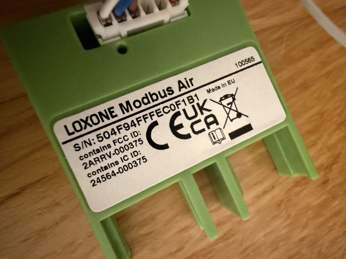 Loxone Composants électroniques: LOXONE Modbus Air – Neuf (Voir description) à Bottmingen par theskymax 4