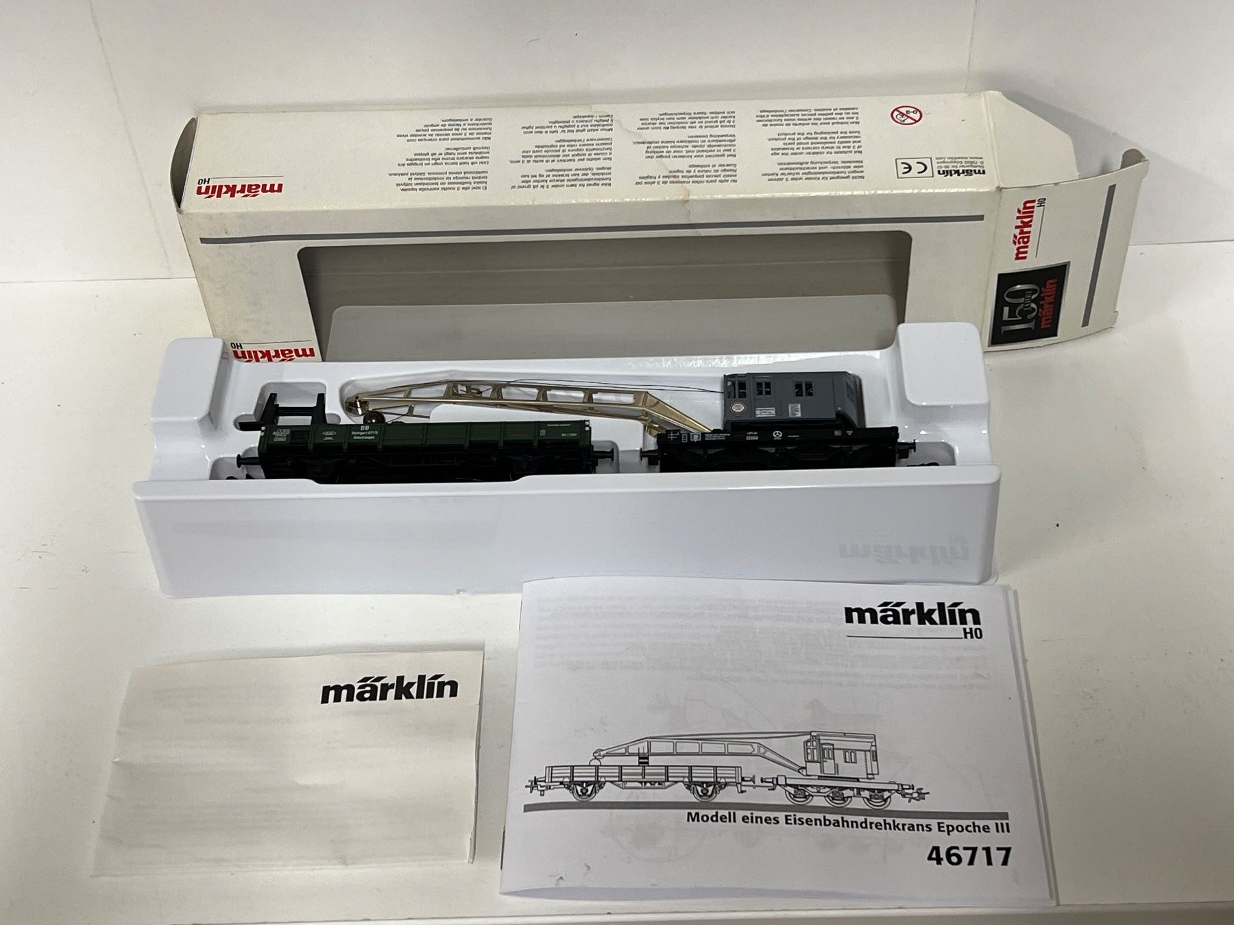 Märklin Trains électriques: Märklin 46717 Kran Epoche lll Digital – Neuf (Voir description) à Neuenhof par ludovicco