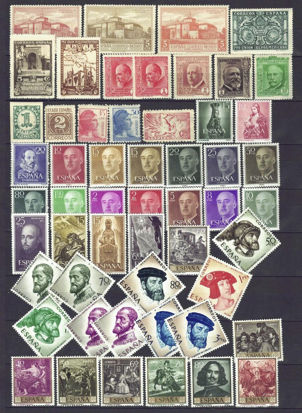 Alle Briefmarken: Spanien Restlos ab 1930 postfrisch** – Gebraucht aus Basel von Pfefferschootte
