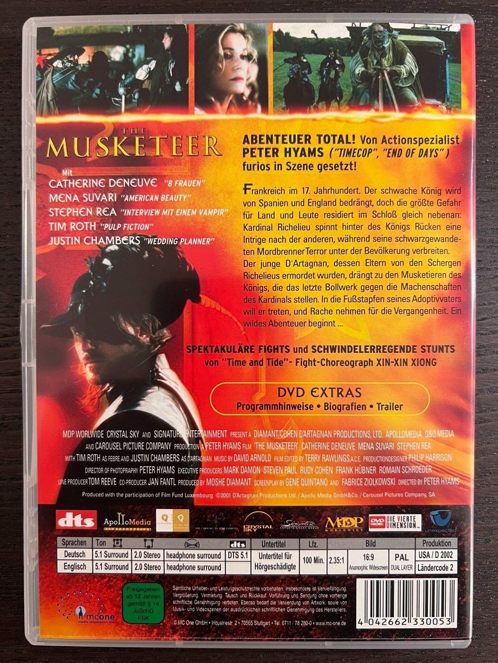 Tutti i DVDs: The Musketeer – Usato da Zürich venduto da FilmFreunde 1