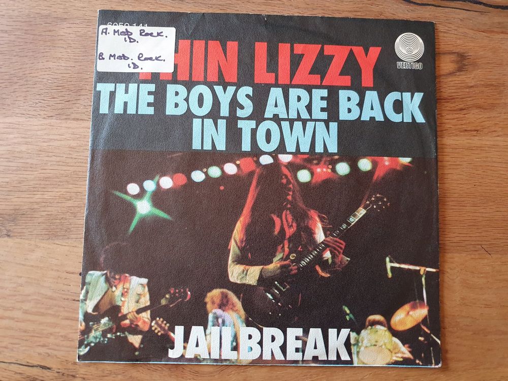 Thin Lizzy - The Boys Are Back In Town - Single | Kaufen Auf Ricardo