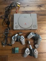 Sony Playstation 1 Konsole mit 3 Controller & Zubehör!