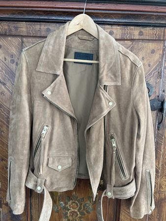 AllSaints Wildleder Bikerjacke Luna