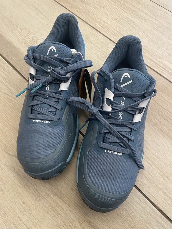 Chaussures Head Tennis Sprint Velcro 3.0 Toutes Surfaces Junior Bleu/Jaune - Sports Raquettes