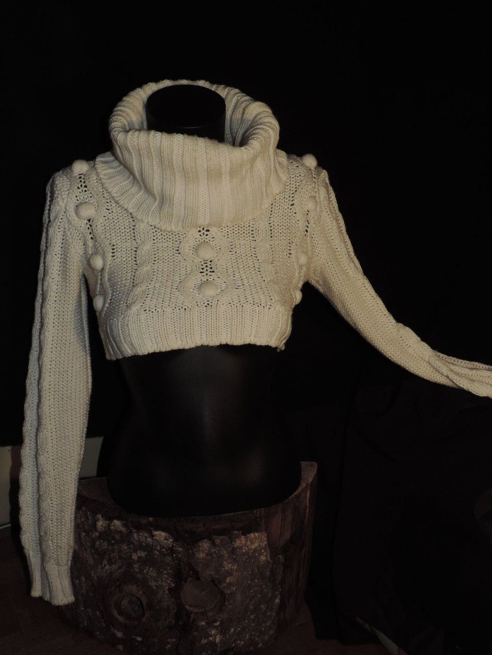 Maglioni & Felpe: pull col roulé en maille blanc – Usato da Genève venduto da Axelle333 3