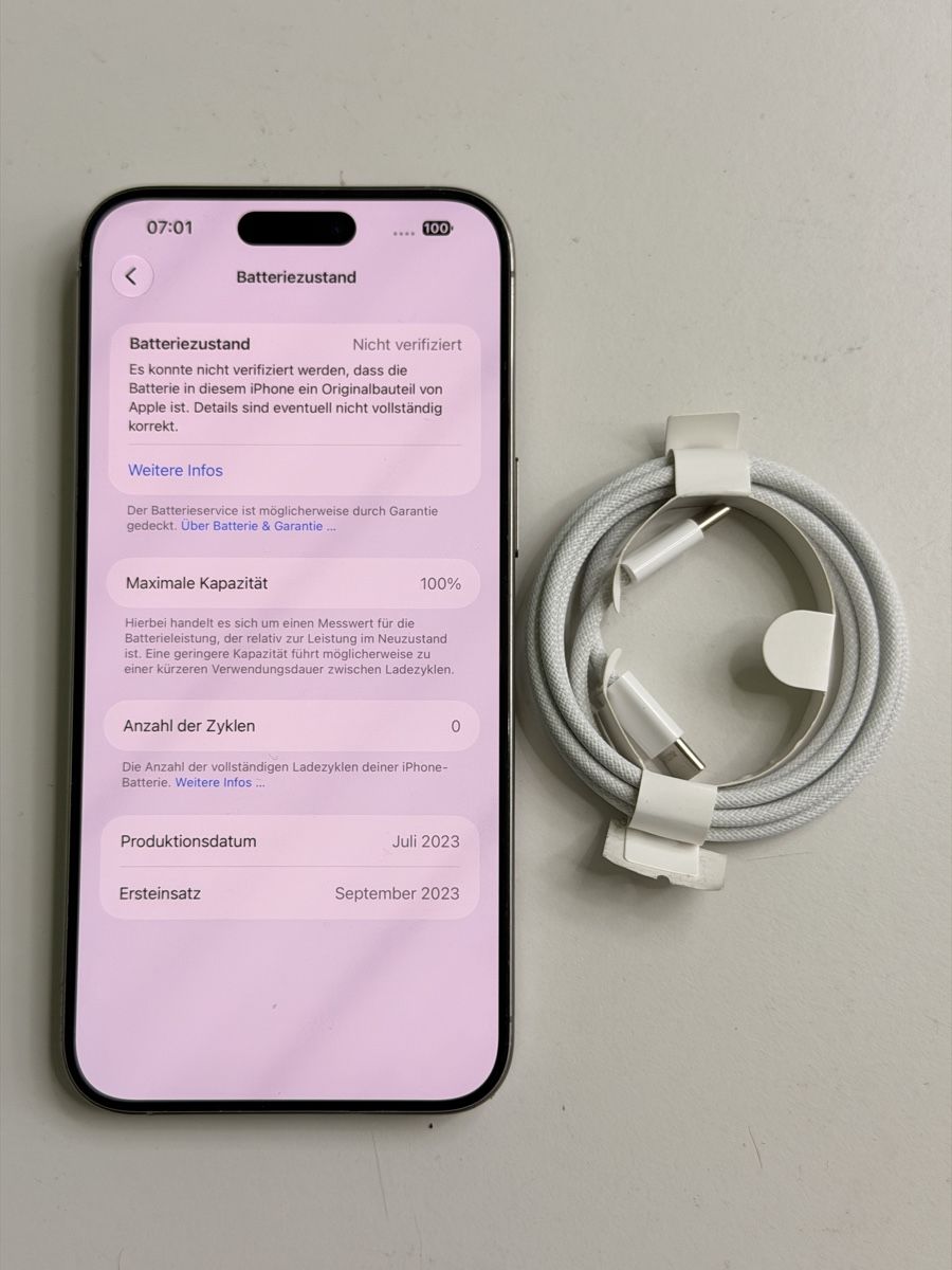 Apple Handys / Smartphones: iPhone 15 pro max 512 GB – Gebraucht aus Bern von par_d25j