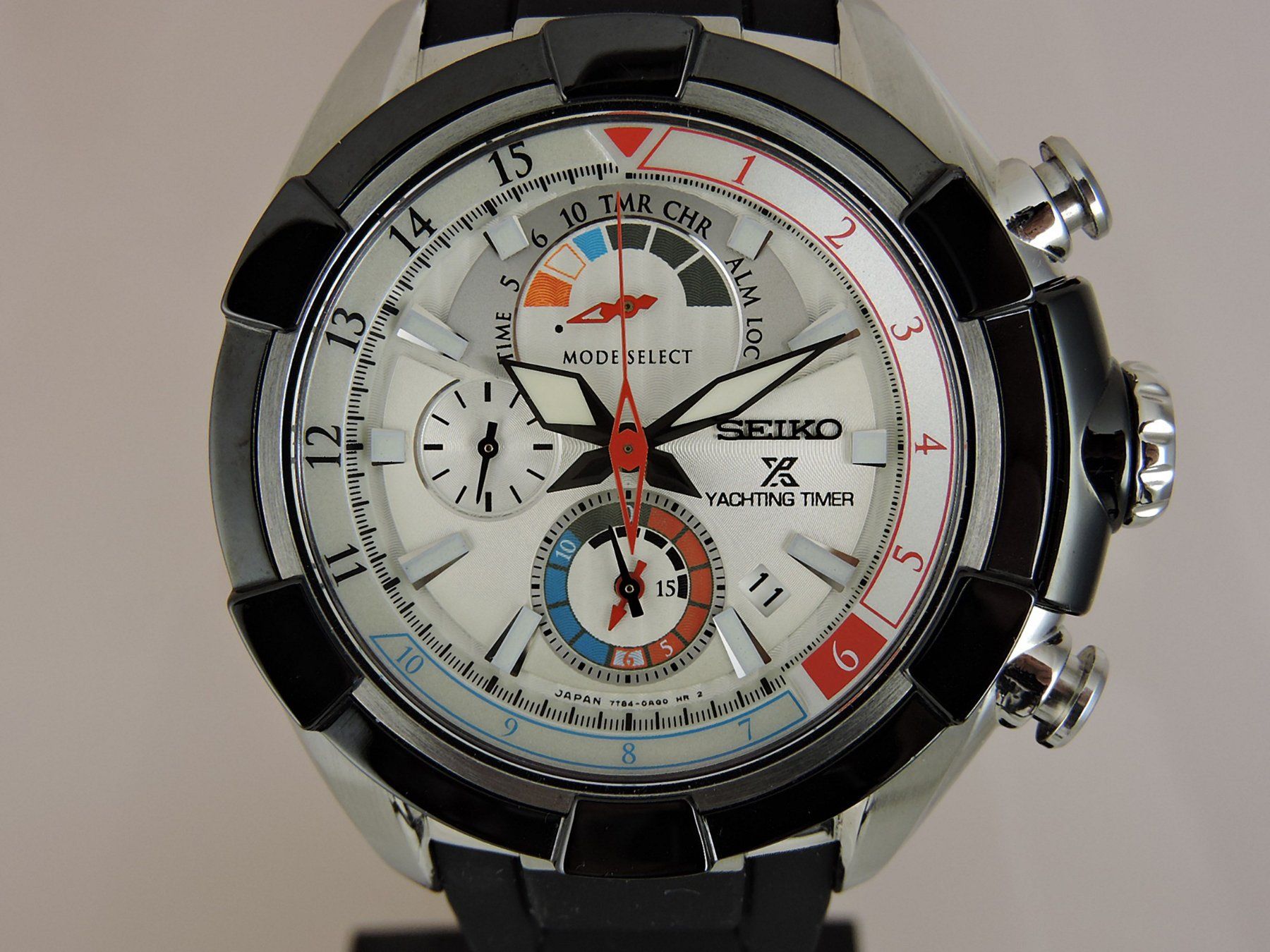 Seiko Orologi: SEIKO Prospex Yachting Timer SBBT035 - 47mm B&P – Usato da Bern venduto da Vintage-Oyster 3