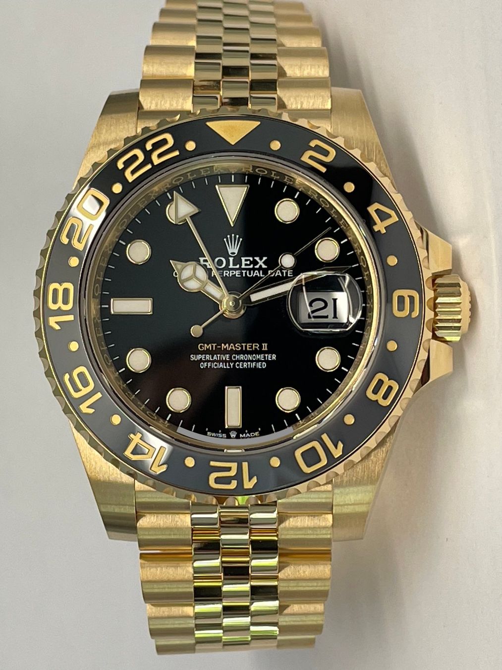 Rolex GMT Master II Gelbgold Jubileband (Neuheit 2023) unget (Neu und ...