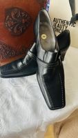 🆎 10Fr.-Gabor Echtleder Pumps Schwarz, Gr. 39, Neu