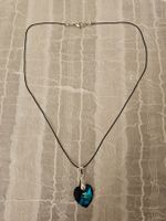 Handgemachte halskette aus swarovski herz 18x17.5mm