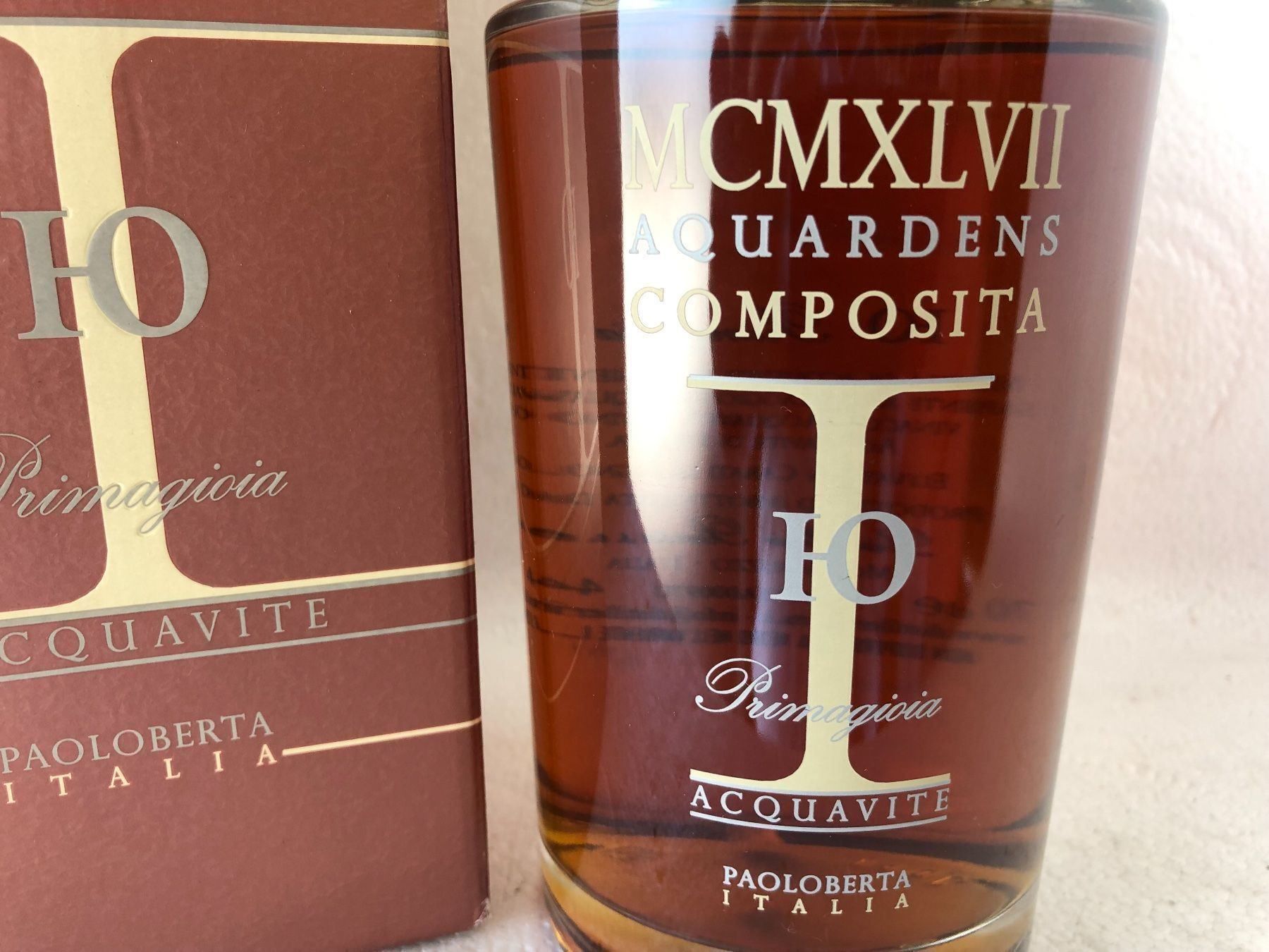Berta Bevande alcoliche: Grappa Berta Acquavite Composita P. Berta 44% – Nuovo e nell'imballaggio originale da Wöschnau venduto da Vinsale 2