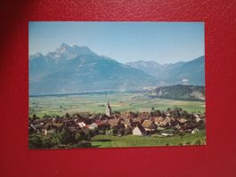 Ollon Waadt Gesamtansicht mit Dents du Midi