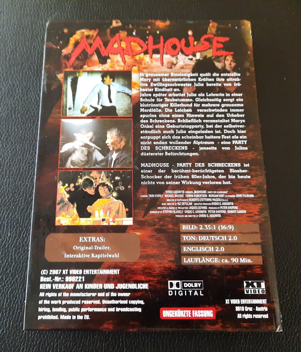 Alle DVDs: Madhouse uncut kleine Hartbox – Gebraucht aus Dietwil von Vrilodin 1
