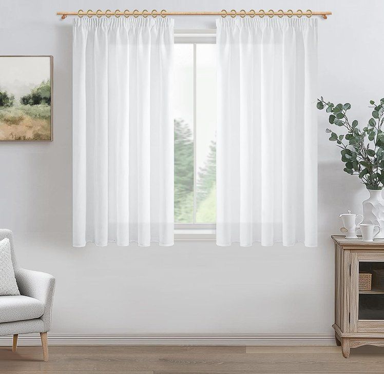 Tende: Vorhänge Leinen 2er Set BxH 140x145cm – Nuovo (secondo la descrizione) da Adlikon b.Regensdorf venduto da MK-VORHANGSERVICE
