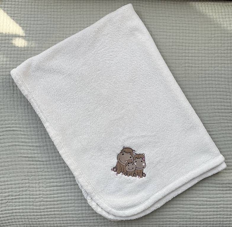 Couvertures: Babydecke Fleece Nilpferd, beige – D'occasion à Gattikon par AnnettFloh