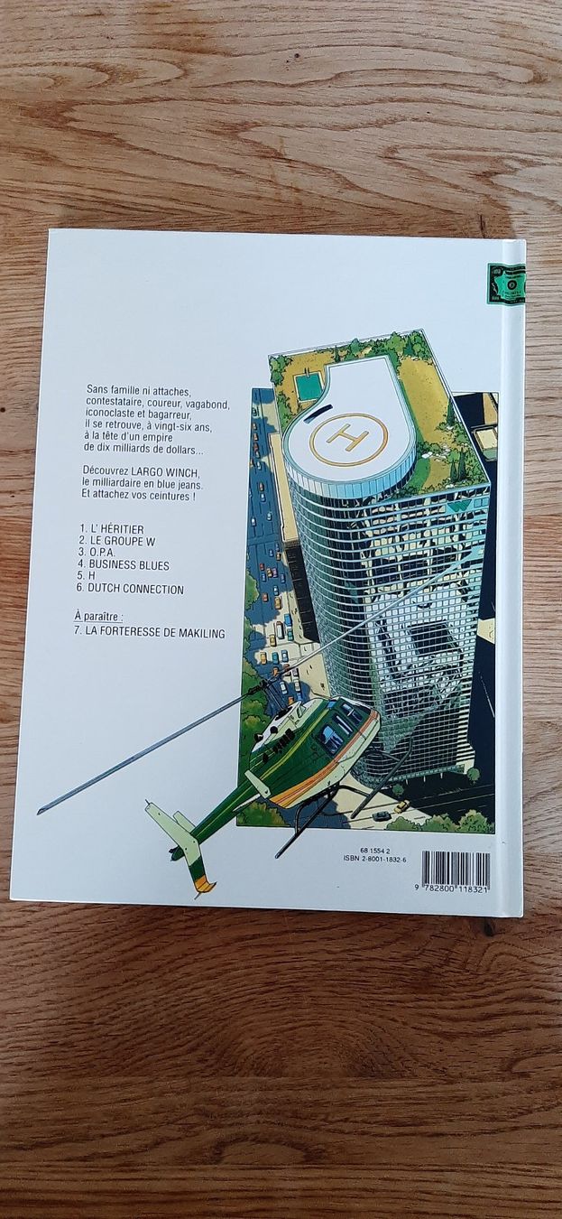 Comics: Largo Winch Le Groupe W Tome 2 – Gebraucht aus Affoltern am Albis von Sabinezc 1