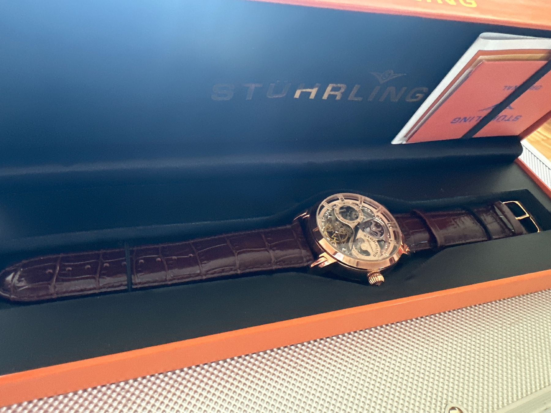 Swiss Orologi: Stührling Anatol 3924 Automatic 47mm Skeleton – Nuovo e nell'imballaggio originale da Zürich venduto da m_192010 3