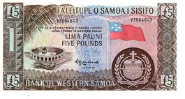 Bank of Western Samoa - 5 Pounds - UNZ
