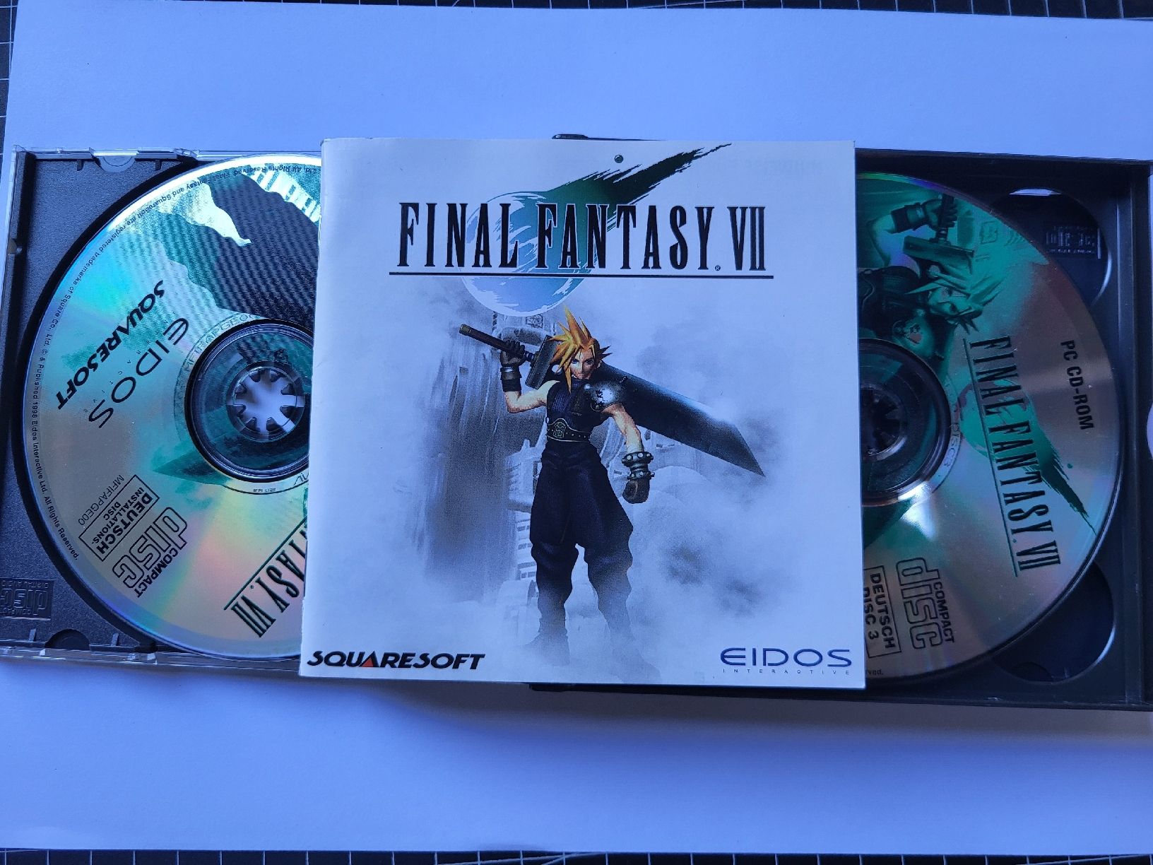 Jeux: Final Fantasy VII PC Deutsch Eidos 4-CD Version – D'occasion à Dachsen par MacheSache 2