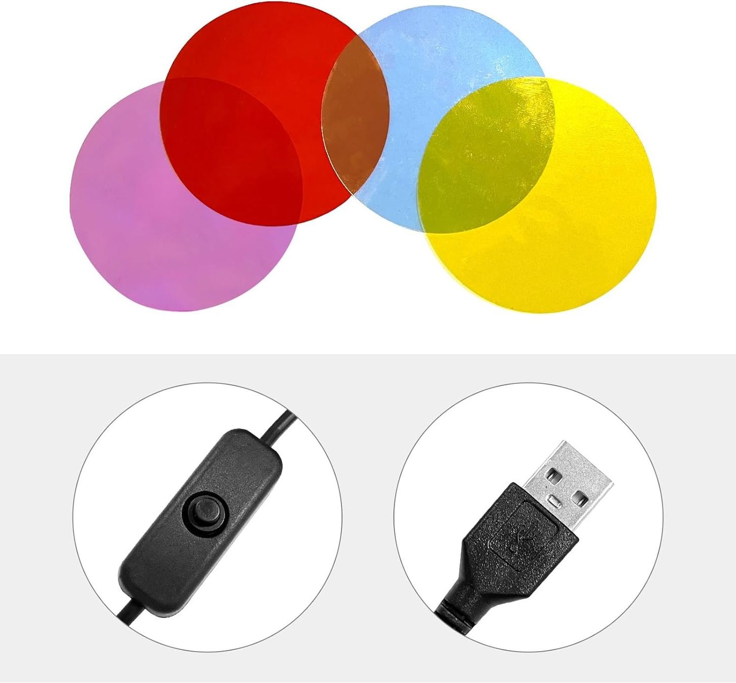 Lampes: Sunset Lamp 4 Colors USB LED Projector – Neuf avec emballage d'origine à St. Gallen par sch_zsz7 7