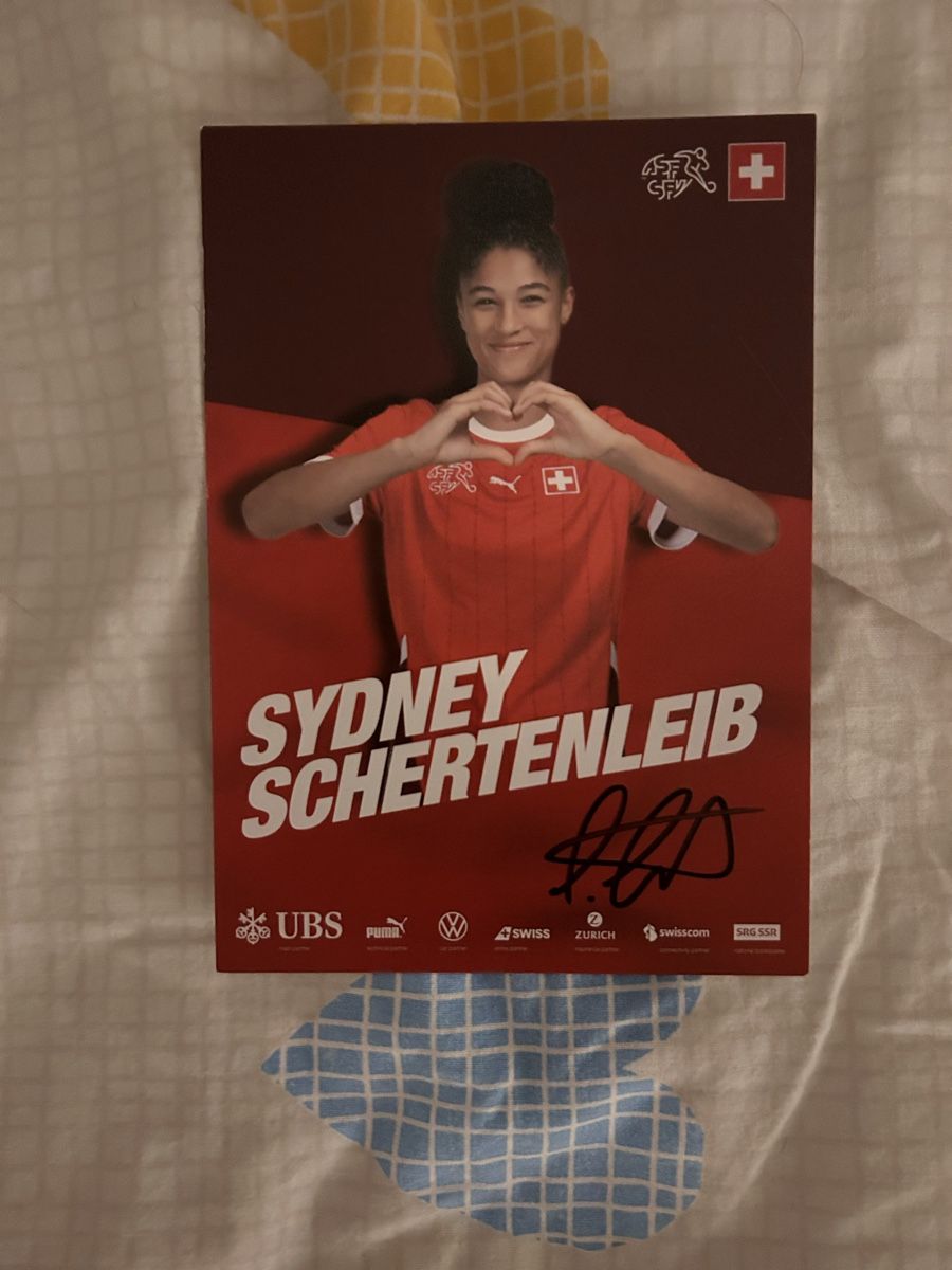 Autographes: Autogrammkarte Sydney Schertenleib  – Neuf avec emballage d'origine à Pfäffikon SZ par yello13