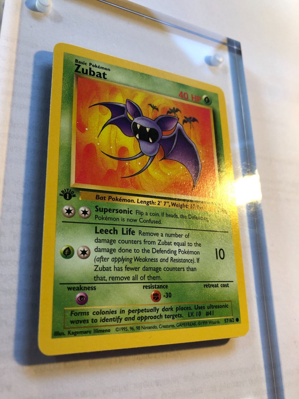 Cartes à collectionner: Zubat 1st Fossil - MINT - ab 1.- – D'occasion à Giubiasco par dan_pr8b 1