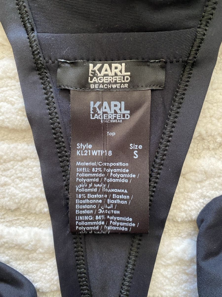 Karl Lagerfeld Costumi da bagno & Bikini: Karl Lagerfeld Bikini Top - Size S – Nuovo (secondo la descrizione) da Matten b. Interl venduto da rkm_p2ck 1