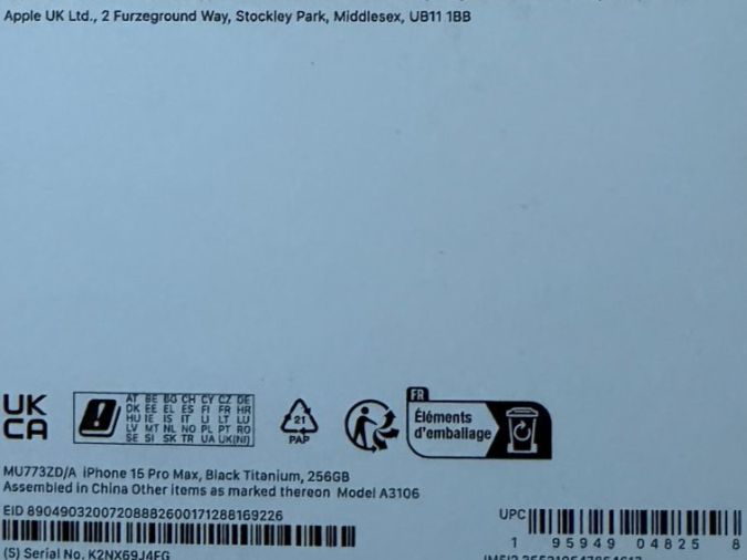 Apple Handys / Smartphones: Apple iPhone 15 ProMax, Black 256GB – Gebraucht aus Reichenburg von Sternschnuppa 1