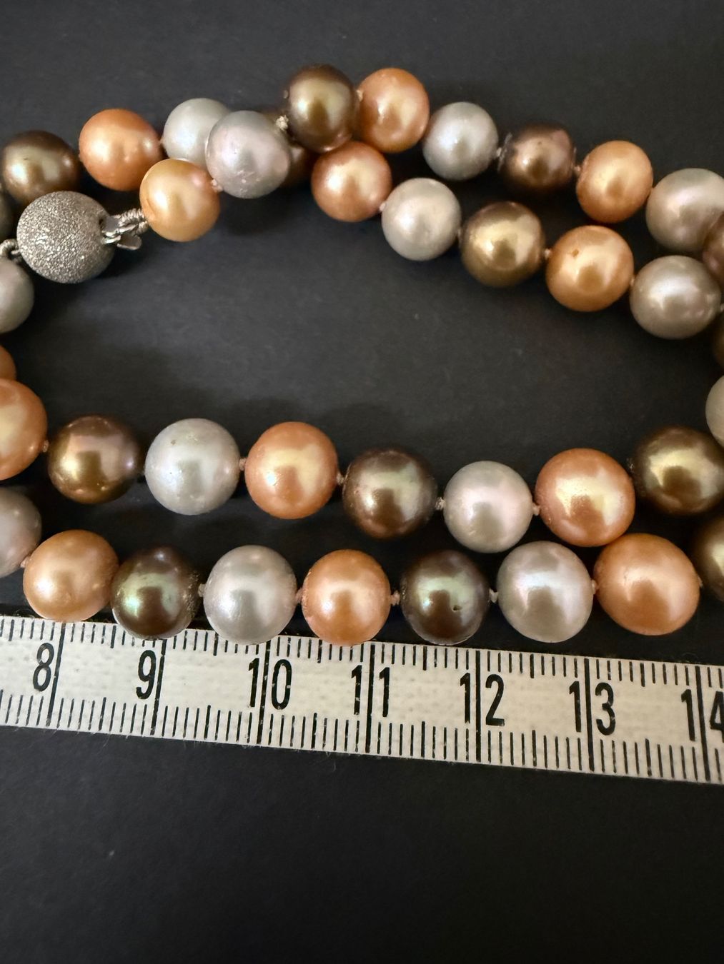Catenine: Echte Perlen Kette mit Silber Verschluss 925 – Usato da Spiegel b. Bern venduto da Rogger72 6