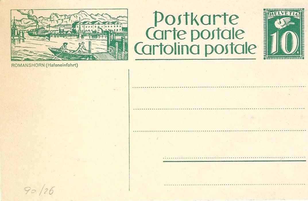 Tutti i francobolli: Cart postale  [ROMANSHORN] – Nuovo (secondo la descrizione) da Belmont-Lausanne venduto da ZarRomanoff