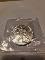 Silbermuenze USA American Eagle 1 oz Feinsilber 1987