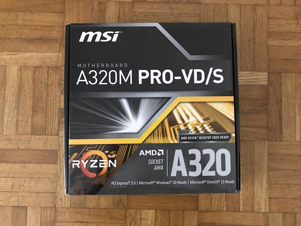 MSI A320M PROVD/S Ryzen Motherboard Kaufen auf Ricardo