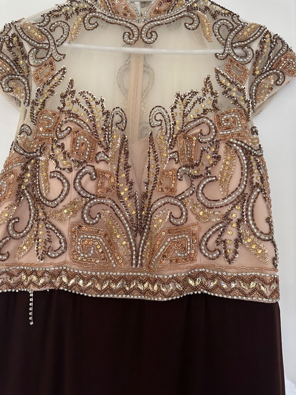 Kleider: Damen Abendkleid – Gebraucht aus Perlen von H.Spa 4