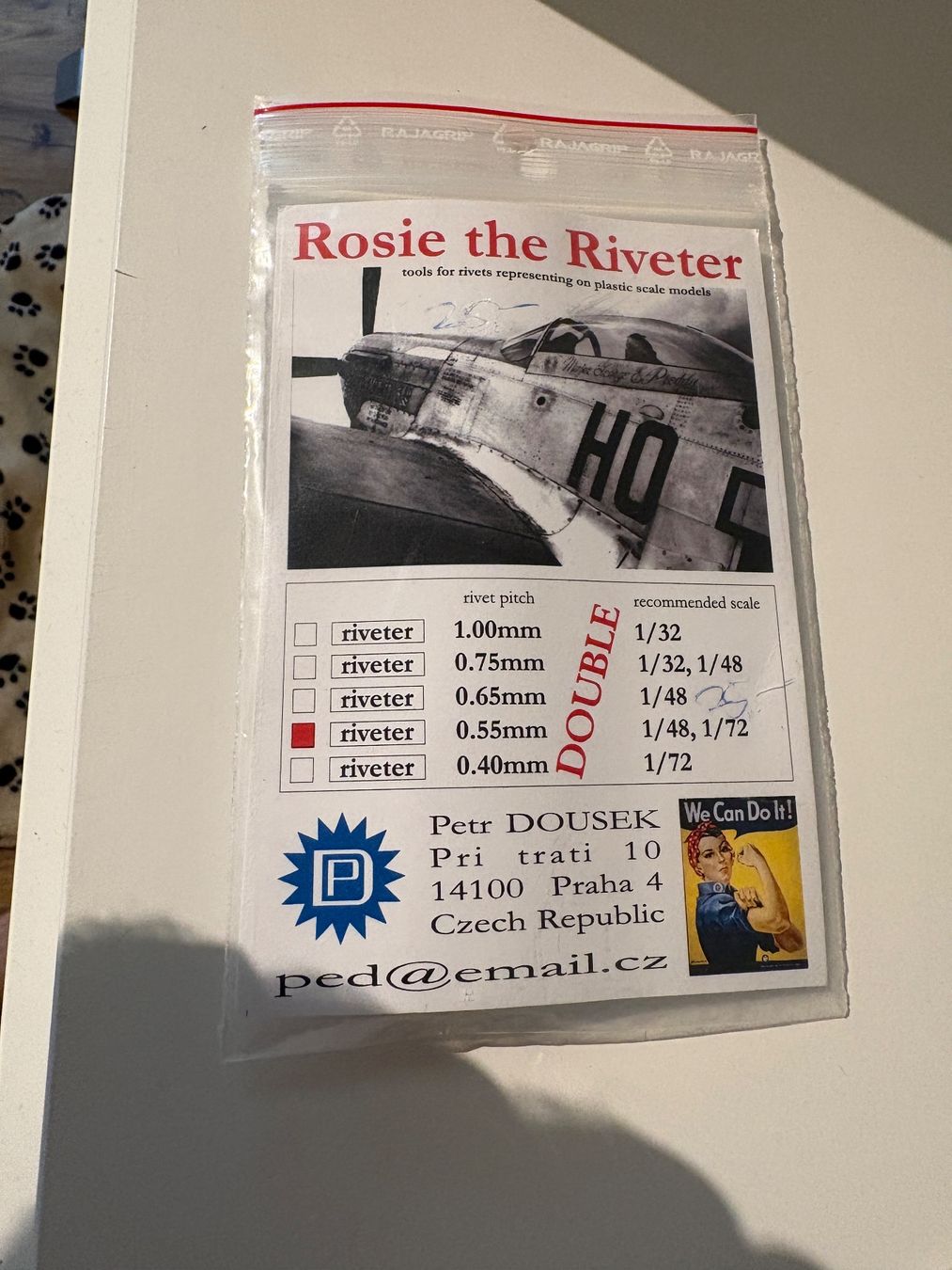 Modellbausätze & Standmodelle: 1/48 ROSIE THE RIVETER DOUBLE ROW 0.55MM – Gebraucht aus MÜHLEDORF/SO von tru_wsv8