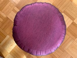 Meditationskissen rund violett