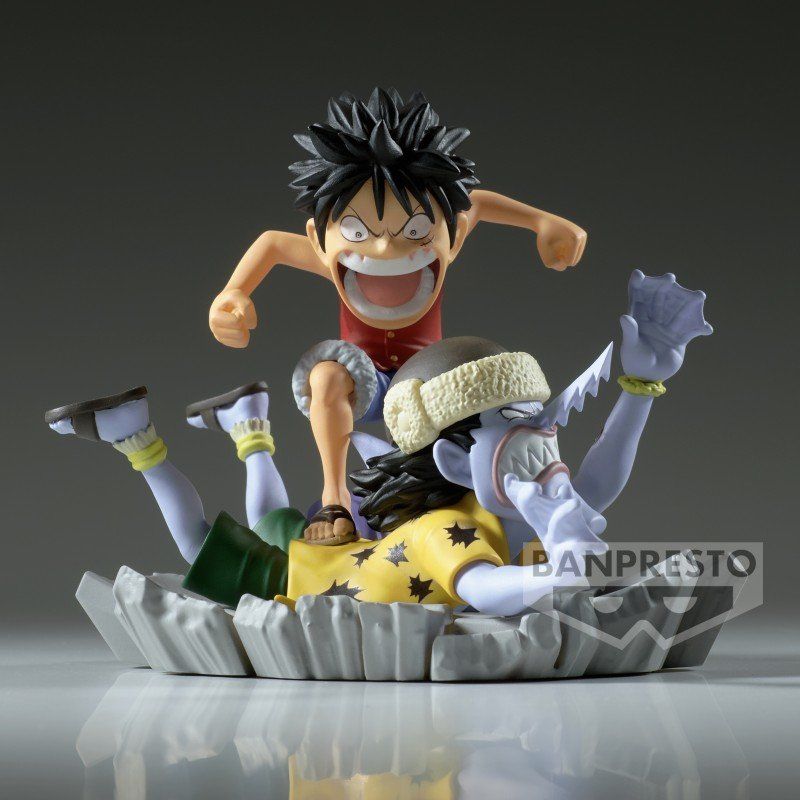 Bandai Statuette: ONE PIECE - WCF Log Stories - Monkey D. Luffy - (VS Arlong) – Nuovo e nell'imballaggio originale da St-Imier venduto da ATTAKSHOP 8