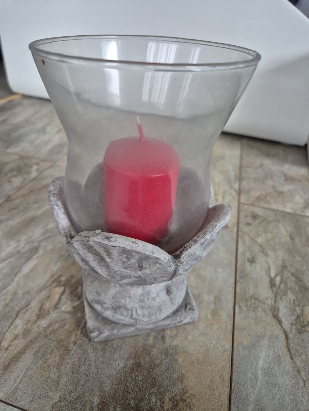 Alle Dekorationen: Windlicht mit Kerze, Vintage Look – Gebraucht aus Dulliken von sa_st