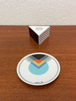 Vintage Porzellan Schale + Kerzenständer 80s Design konkret