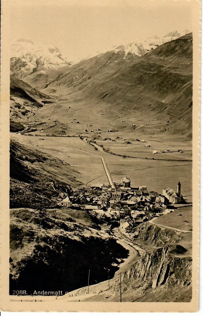 Ansichtskarten: Andermatt – Gebraucht aus Hochdorf von Ziegel-16
