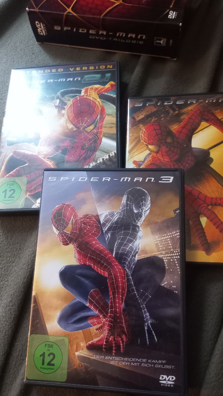 Tutti i DVDs: Spider-Man DVD TRILOGIE – Usato da Olten venduto da Donatello1984 1