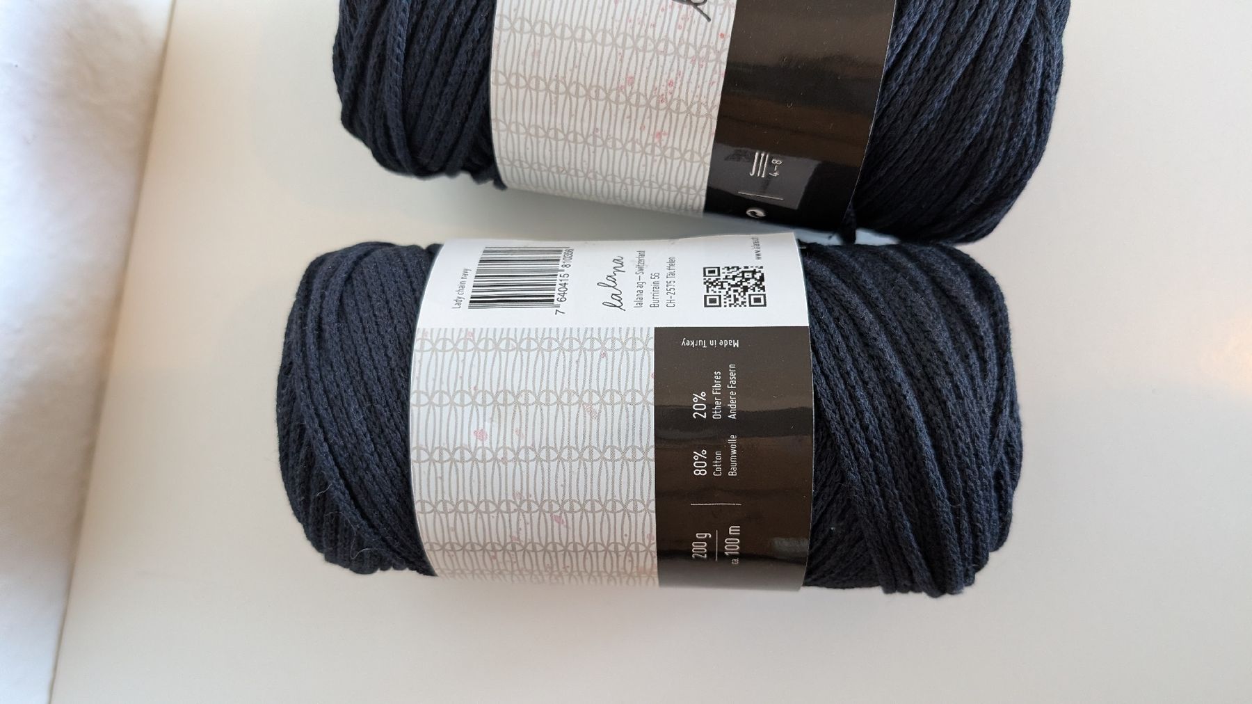 Lana: Teracota und Duckelblaues Garn – Nuovo e nell'imballaggio originale da Bremgarten AG venduto da Tabea1108 3