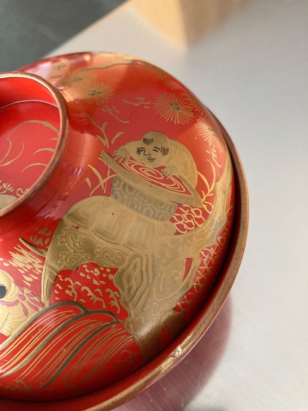 Ciotole: Wunderbare, antike Lackschale mit Deckel, Japan – Nuovo (secondo la descrizione) da Zürich venduto da einefreude 2