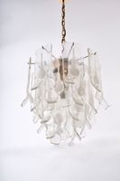 LEUCHTER CHANDELIER DECKENLAMPE MAZZEGA (?) MURANO (?) 1970