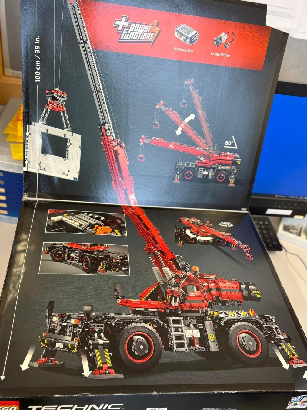 Gru: LEGO Technic 42082 Geländegängiger Kranwagen – Usato da Malans venduto da FeschtlandBrockiLQ 1