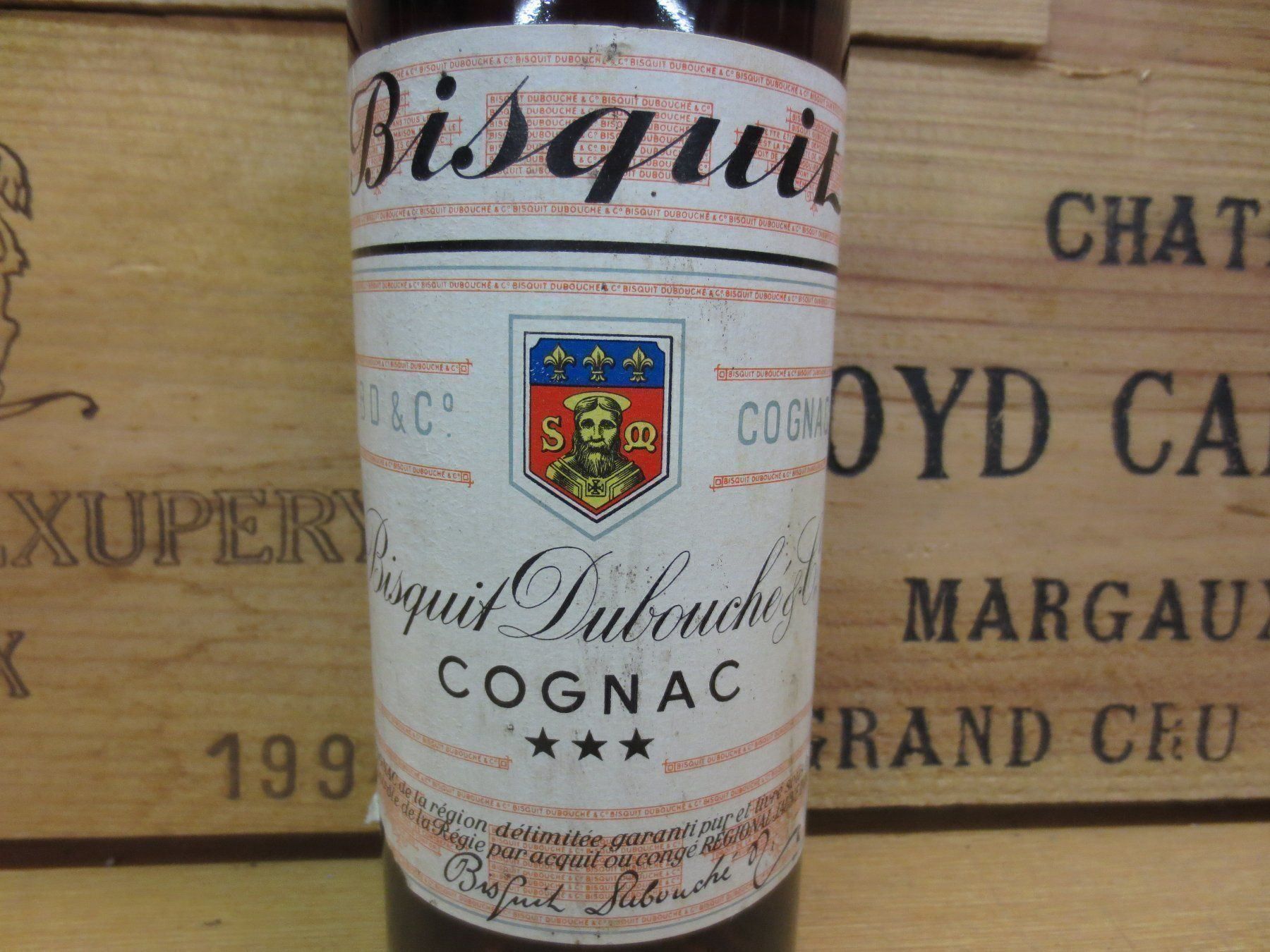 Spirituosen: Bisquit *** Dubouché Cognac bot. 60's – Neu (gemäss Beschreibung) aus Schöftland von Luxury-Store 1