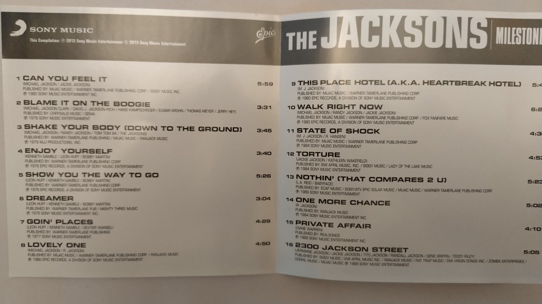 CDs: The Jacksons - Milestones / CD ab Fr. 4.- – Gebraucht aus Bellach von JingleJerry 1