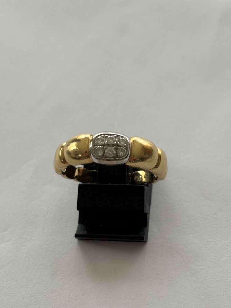 Anelli: Goldring 750 mit Diamanten – Usato da Langnau am Albis venduto da flusspflege 1