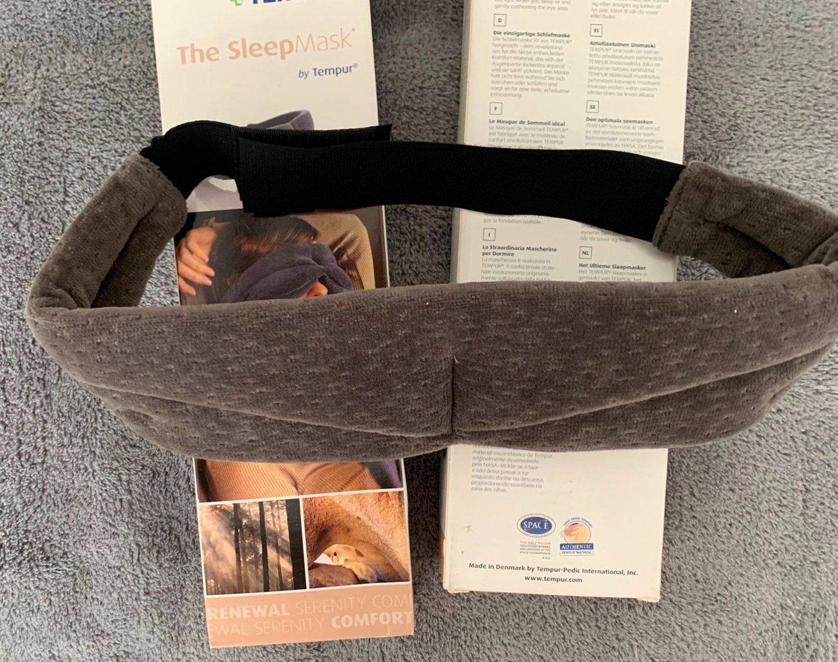 Maschere: TEMPUR The Sleep Mask Schlafbrille – Nuovo e nell'imballaggio originale da Lodrino venduto da mediwell 3